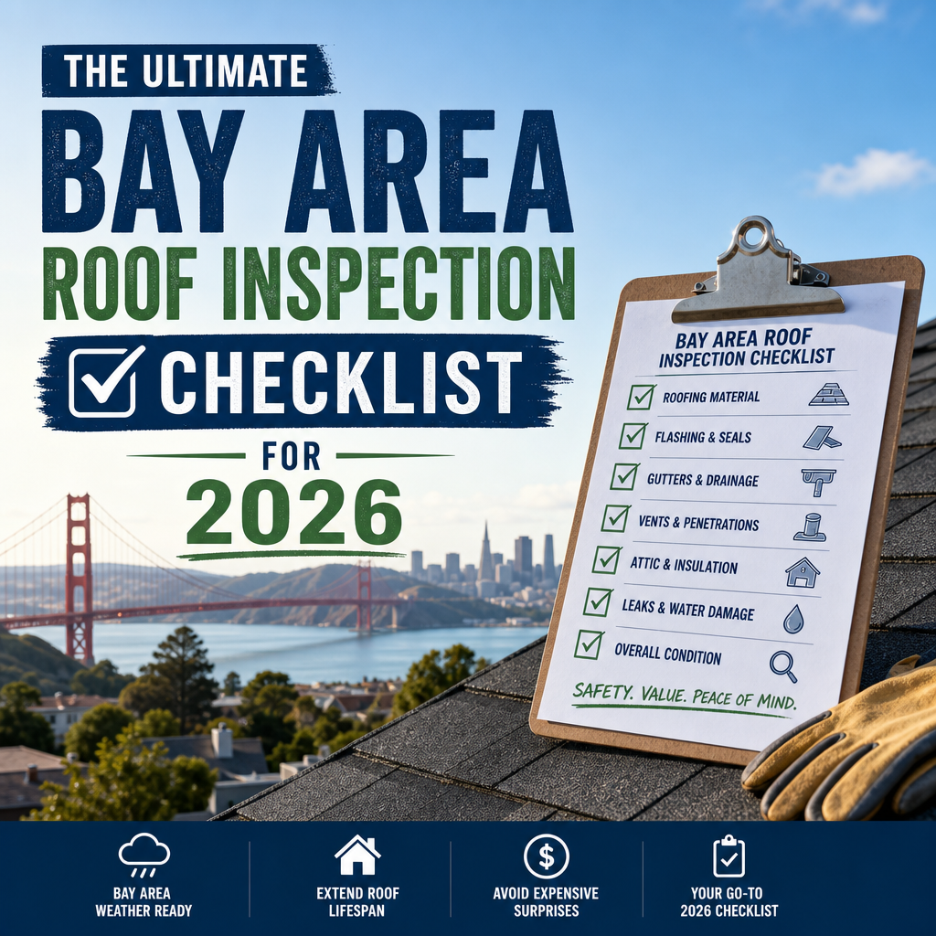 Bay Area roof inspection checklist for 2026 with maintenance tips and safety guidelines